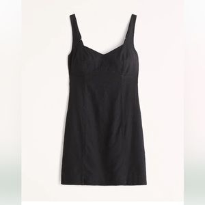 Linen blend dress